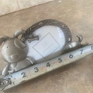 Sonoma Pewter-Finish Dog & Bone Oval Frame - Silver Tone